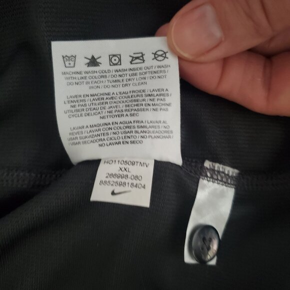 Nike Men's Charcoal Gray Polo Style Golf Shirt with Delta Launch Logo, Size XXL - Picture 6 of 11